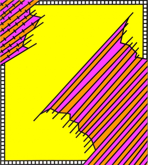 Crossover, 1972, Acrylic on linen