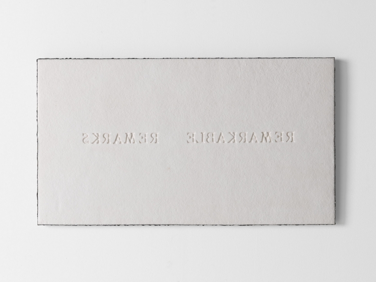 Remarkable Remarks, 1982, Salt, lead