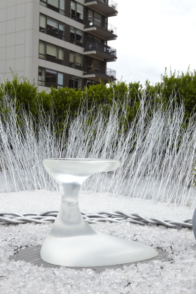 Bird Bath, 2009, Custom formed acrylic