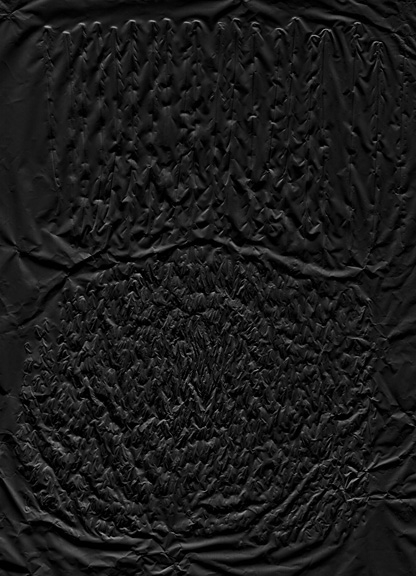 textured black painting by anthony pearson
