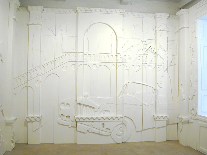 The Sorbet Room, 2001, Wood and enamel paint