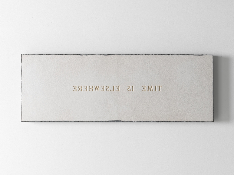 Time is elsewhere, 1980, salt, lead