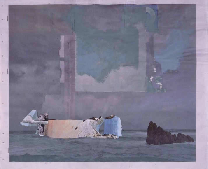 purple seascape by tony swain