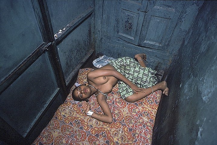 Bombay, India (from the Falkland Road series), 1978, Cibachrome 
