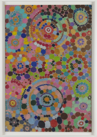 Untitled, 2009, Colored pencil and ink on paper