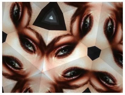 Roe Ethridge, Hillary Kaleidoscope, 2013