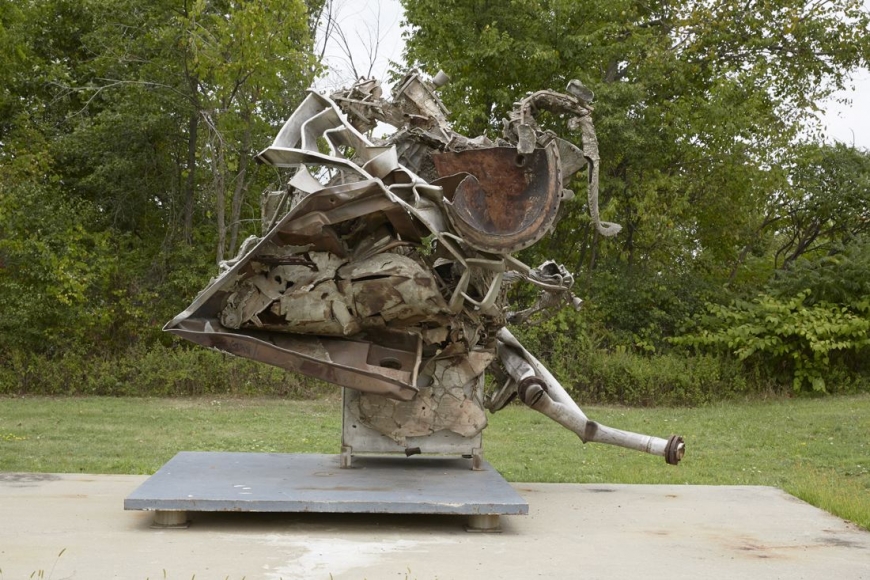Fishkill, 1995, Cast stainless steel with carbon steel