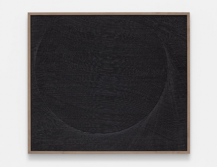 Etched plaster wall sculpture by Anthony Pearson