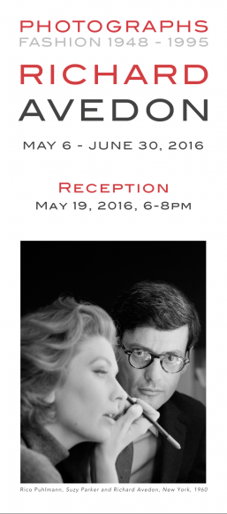 Richard Avedon, Exhibition Invitation