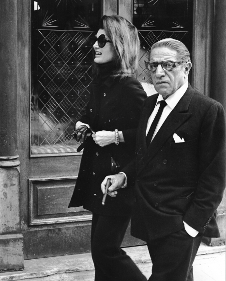 Ron Galella, Jacqueline Kennedy and Aristotle Onassis at P.J. Clarke’s Restaurant, New York, 1971