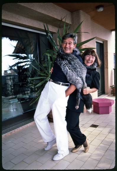 Harry Benson, Helmut and June Newton, Monte Carlo, 1986