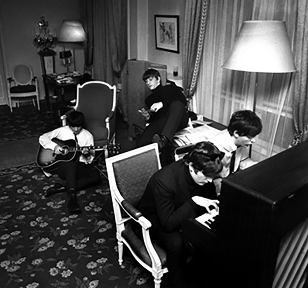 Harry Benson, The Beatles Composing I, Paris, 1964