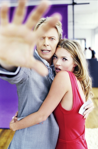 Ellen von Unwerth, David Bowie and Kate Moss, Q Magazine, 2003