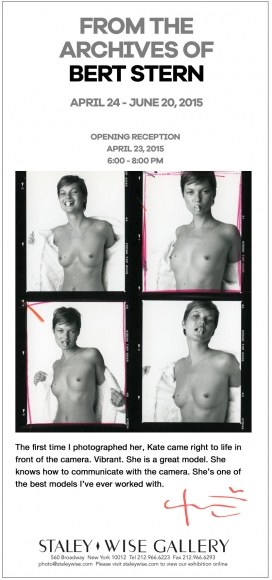 Bert Stern, Exhibition Invitation