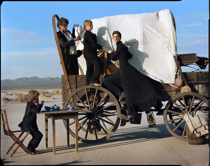 Arthur Elgort, Prairie Story: VOGUE, 2001