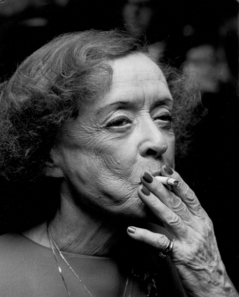 Ron Galella, Bette Davis attends the premiere party for "The Mirror Crack'd", Waldorf Astoria, New York, 1980