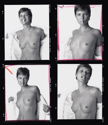 Bert Stern, Kate Moss, Ring by Graff and Fur by Fendi, VOGUE Paris, 2001