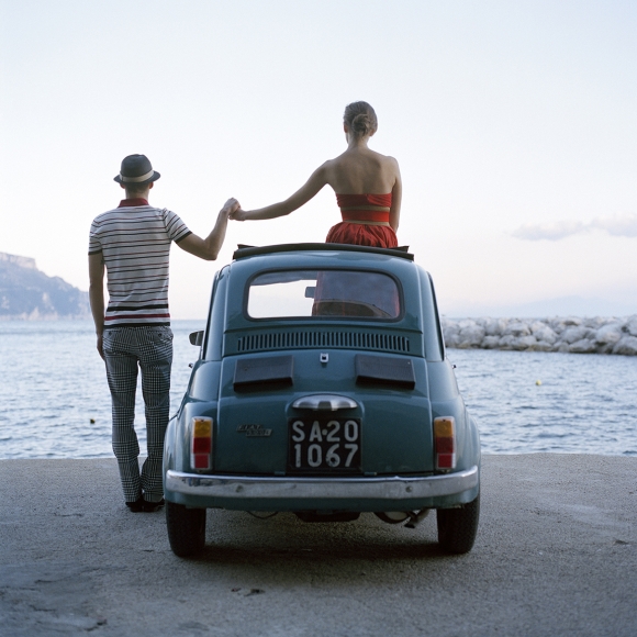 Rodney Smith, Saori and Mossimo Holding Hands, Amalfi, Italy, 2007