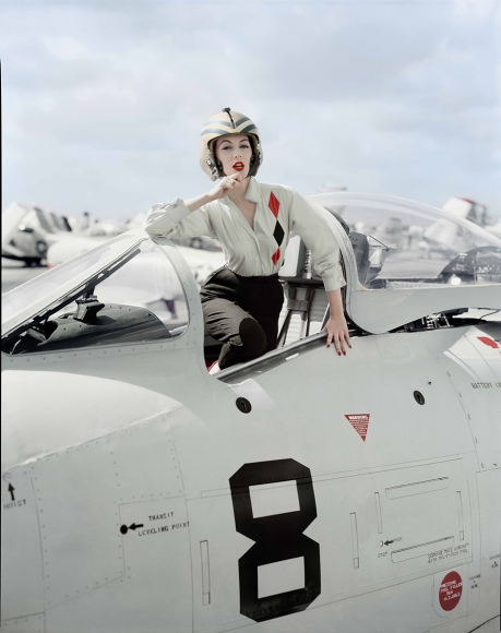William Helburn, Dovima Jet PIlot, Westhampton, New York, circa 1955