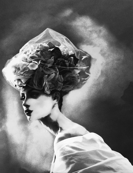 Lillian Bassman, Night Bloom: Olga Pantushenkova in Christian Lacroix Haute Couture, Paris. The New York Times Magazine, 1996