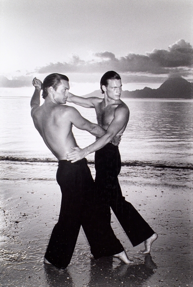 Chris von Wangenheim Untitled (Two Men Dancing on Beach)