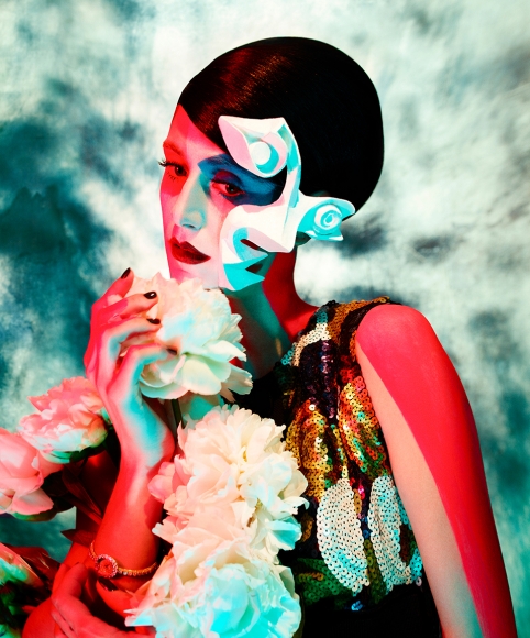 Ben Hassett, After “Jacqueline with Flowers, 1954”, Harper's Bazaar, 2018