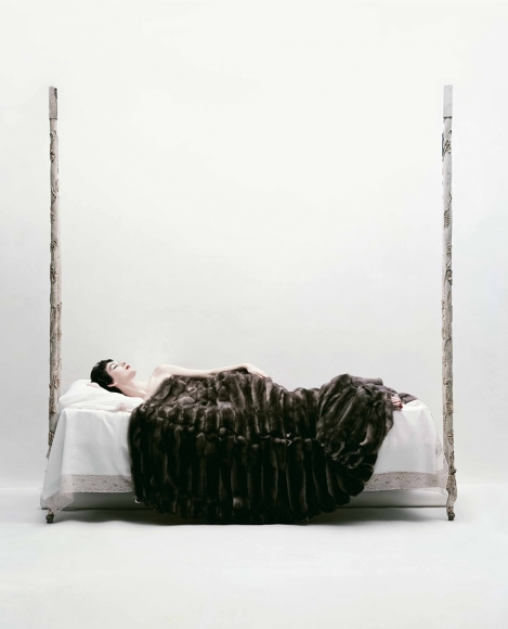 William Helburn, Dovima Under a Fur, Corday, 1958