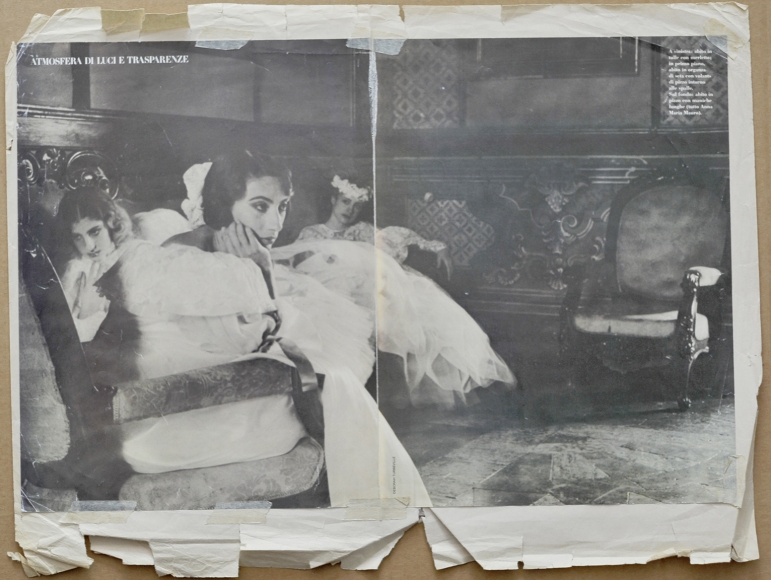 Deborah Turbeville, Anh Duong, Alejandra, and Agathe, VOGUE Sposa, Catania, Sicily, 1985