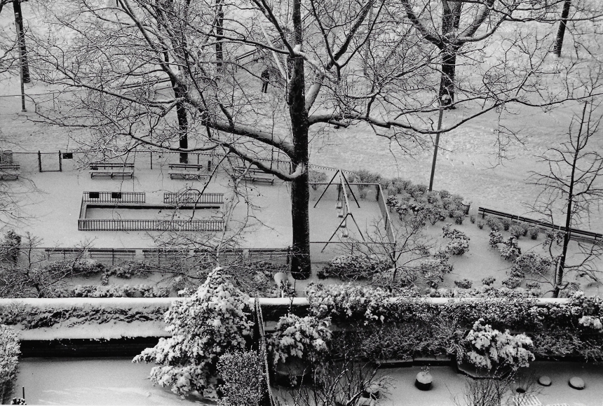 André Kertész, Washington Square Playground, 1961