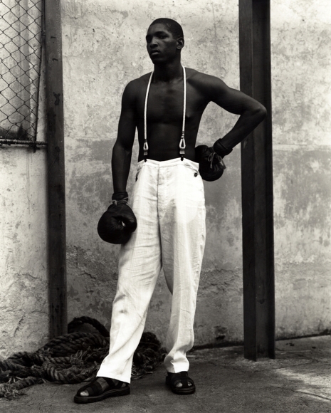 Kurt Markus, Boxer, Havana, Cuba, Emporio Armani, 1993