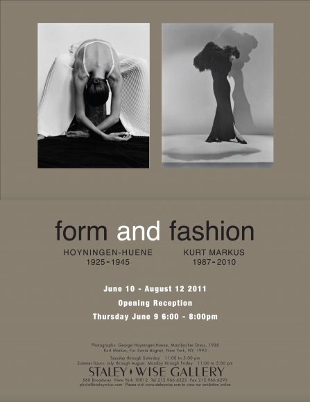 George Hoyningen-Huene and Kurt Markus, Exhibition Invitation