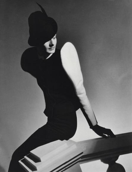 Horst P. Horst, White Sleeve: Clothing and hat by Robert Piguet, Paris, 1936