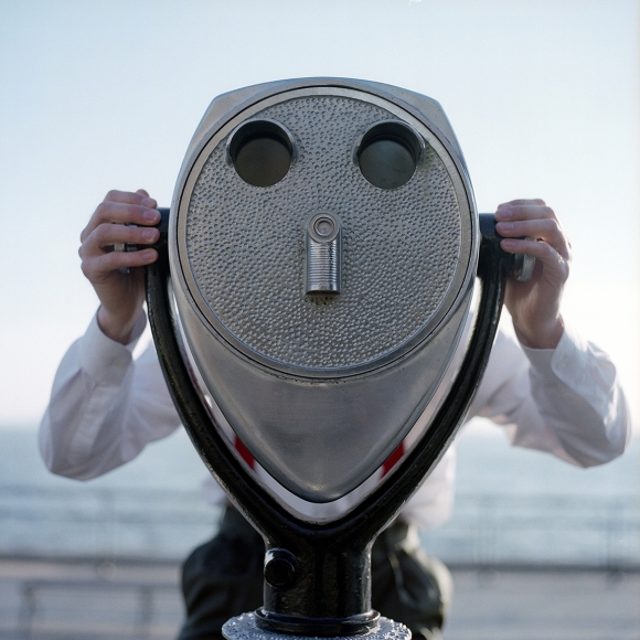 Rodney Smith, Viewfinder Face, New York, NY, 2002