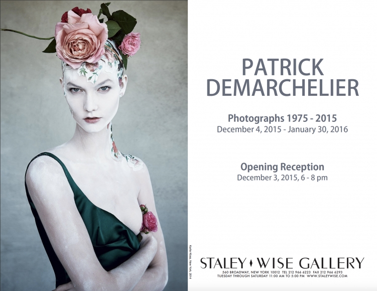 Patrick Demarchelier, Exhibition Invitation