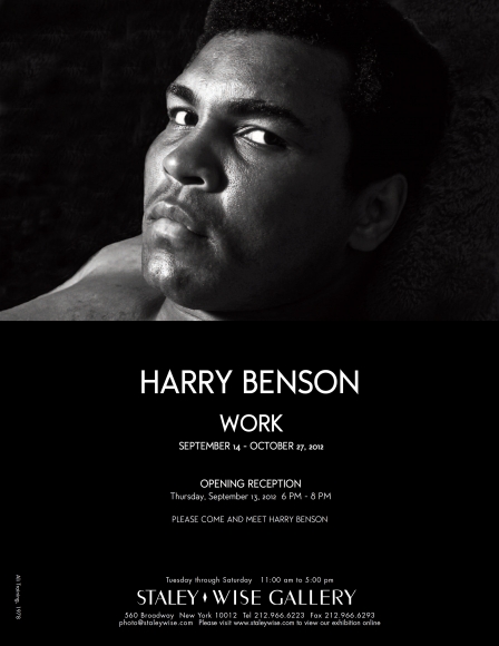 Harry Benson, Exhibition Invitation