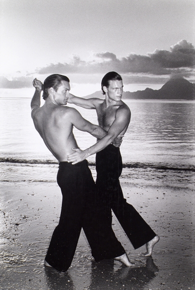 Chris von Wangenheim, Two Men Dancing on Beach, circa 1975