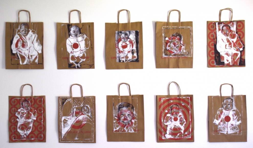 Megan Rye, Project Title: Foundling, Paintings Inspired by Adoption Referral Photographs