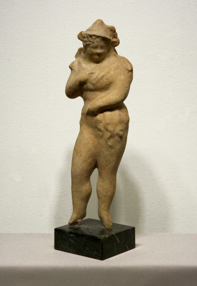 Elie Nadelman, Standing Woman, c. 1930-35, papier - mâché, 13 3/4 x 4 1/4 x 3 1/8 inches
