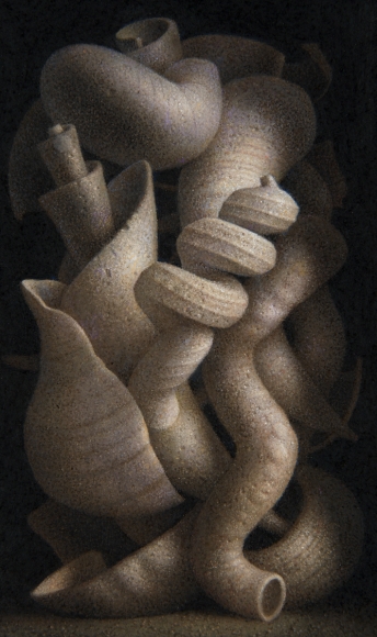 G. Daniel Massad, Shells, 2013, pastel on paper, 4 X 2 38 inches