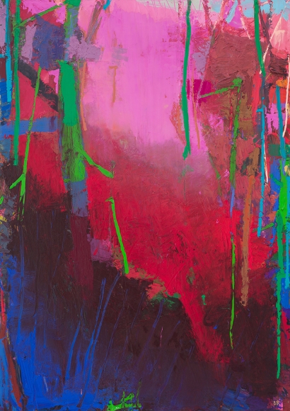 Brian Rutenberg, Eastern Night 4, 2018, oil on linen, 62 x 44 inches