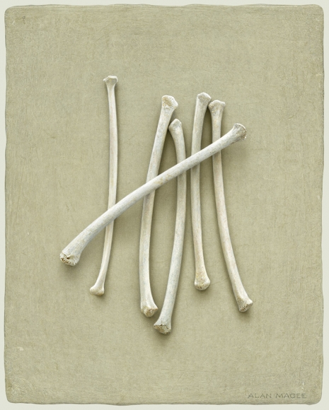 alan magee, Winter Count, 2016, acrylic on panel, 10 x 8 inches