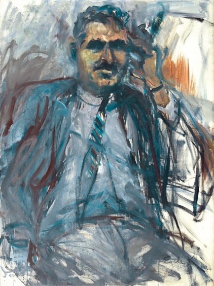 Elaine de Kooning, Harold Rosenberg #2, 1967 oil on canvas 48 1/4 x 36 inches