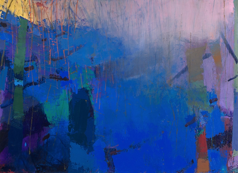 brian rutenberg,Flying Point, 2016, oil on linen, 60 x 82 inches