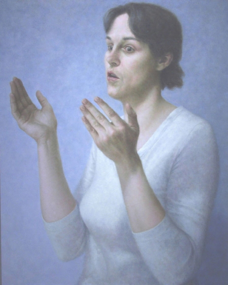 Unforeseen, 2004, oil on panel, 19 3/4 x 15 3/4 inches
