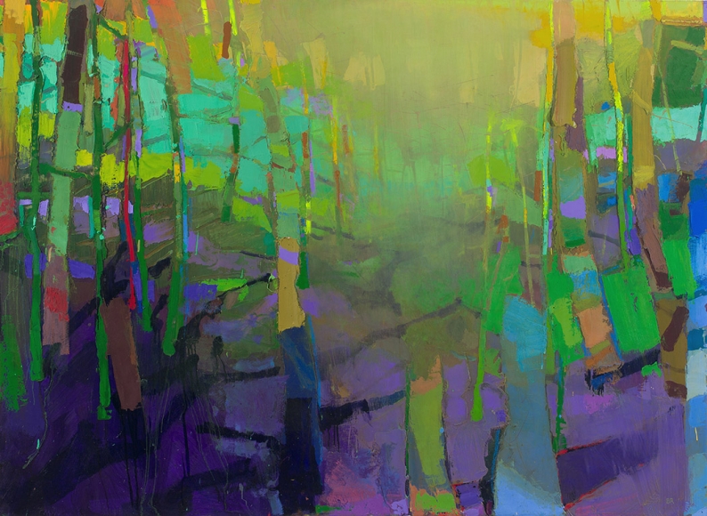 brian rutenberg, Mint Light (SOLD), 2014, oil on linen, 60 x 82 inches