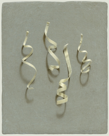 alan magee, Strands, 2016, acrylic on panel, 10 x 8 inches