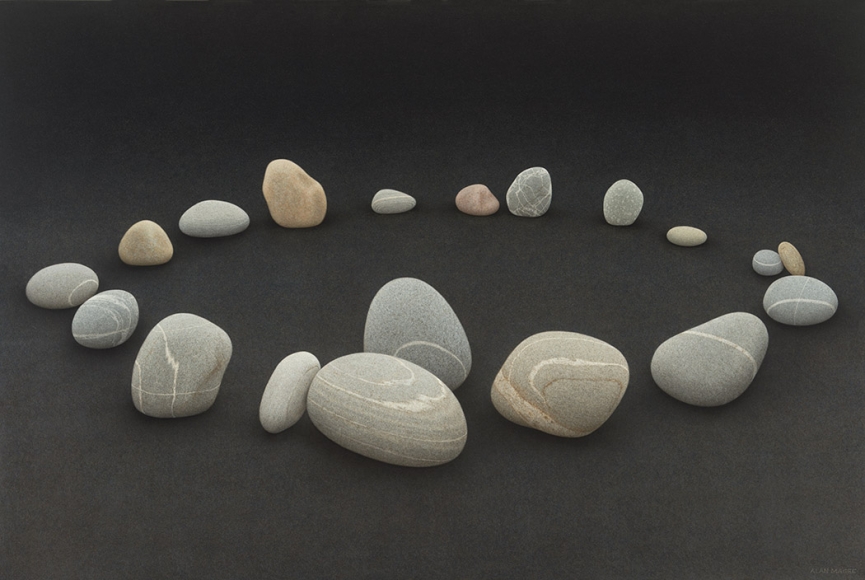 alan magee, Surround (for Barry), 2015, acrylic on canvas, 43 x 64 inches