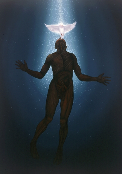 maria tomasula, Delirium, 2004, oil on panel, 66 x 48 inches