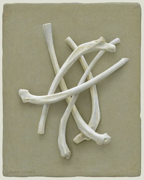 alan magee, Portent (SOLD), 2016, acrylic on panel, 10 x 8 inches