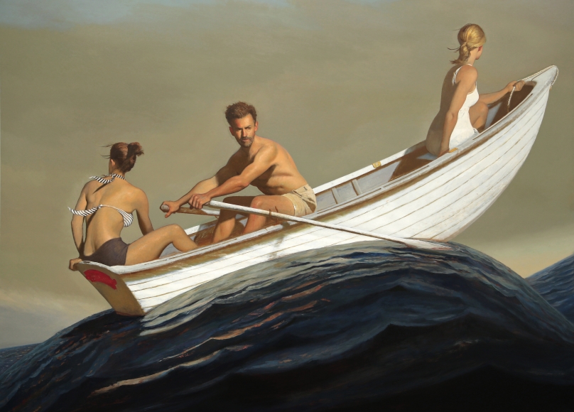 Bo Bartlett, The Promised Land, 2016, oil on linen, 88 x 120 inches